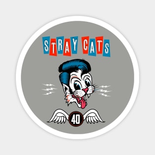 Stray Cats 2019 40th Anniversary Concert Tour Magnet